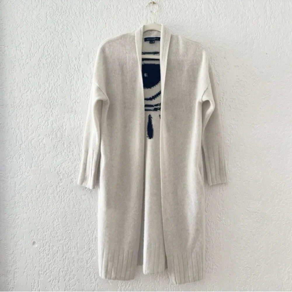 Skull Cashmere Jansen Eye Duster Cardigan Sweater XS Cashmere Boho Celestial